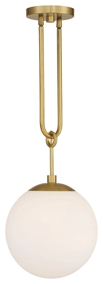 Becker 1-Light Warm Brass Pendant