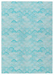 Indoor/Outdoor Seabreeze SZ2 Teal Machine Washable 5' x 7'6" Rug