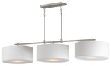 Maxim 10017WL Bongo 3 Light 60"W Linear Pendant - Satin Nickel