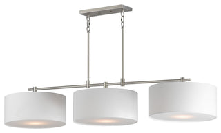 Maxim 10017WL Bongo 3 Light 60"W Linear Pendant - Satin Nickel