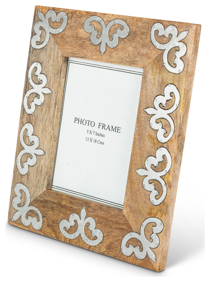 Mango Wood With Metal Inlay Heritage Frame