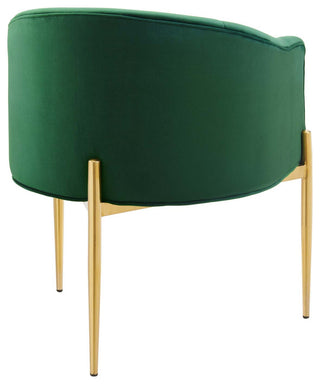 Savour Tufted Performance Velvet Accent Chairs - Set of 2-Emerald
