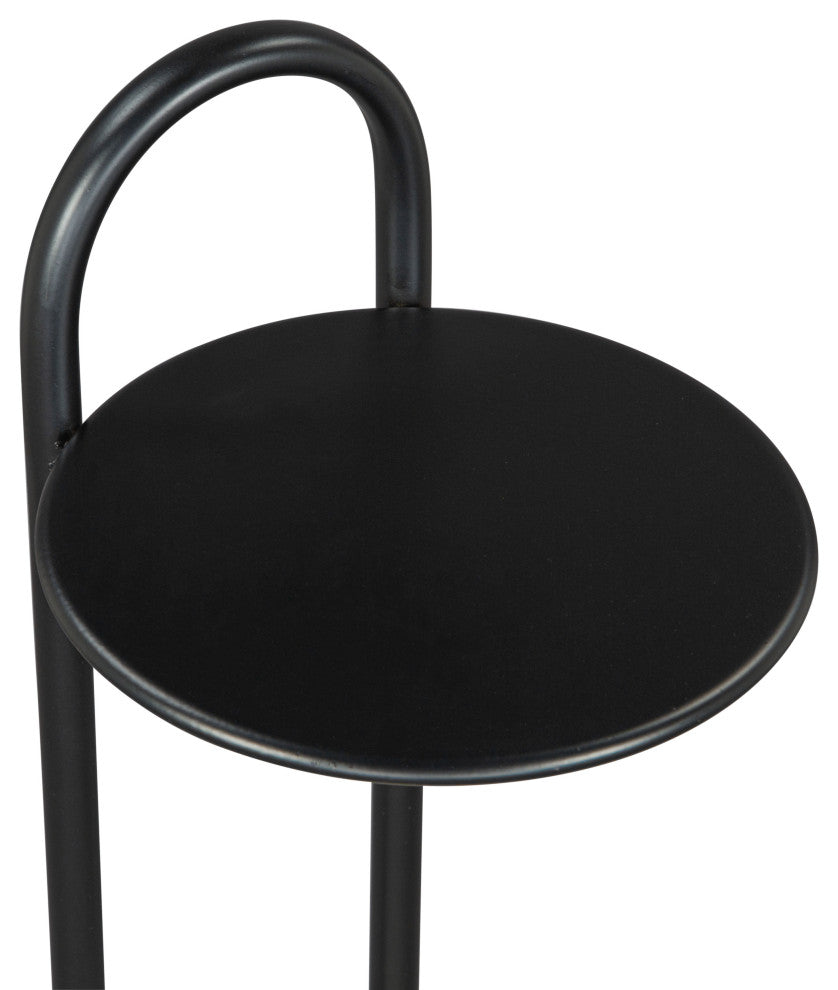 Christian Side Table Black & White