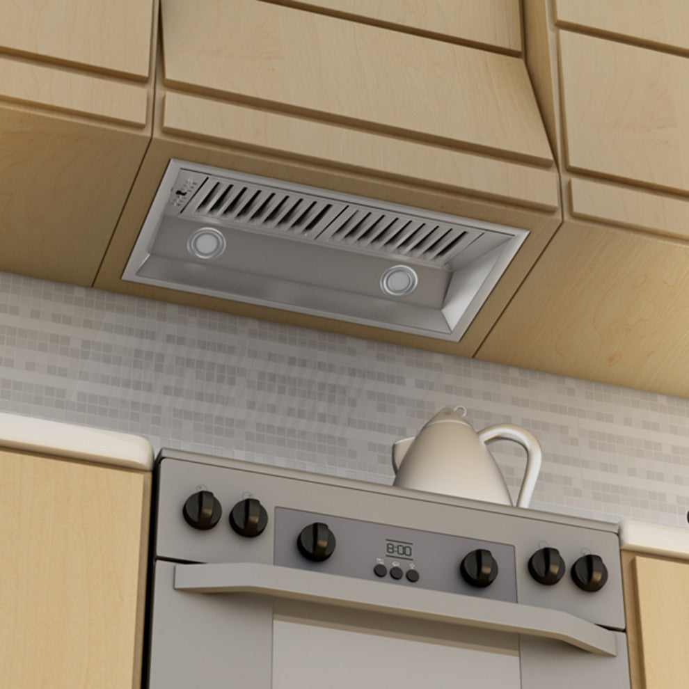 ZLINE 28 in. Remote Blower Range Hood Insert, Stainless Steel, 695-RD-28