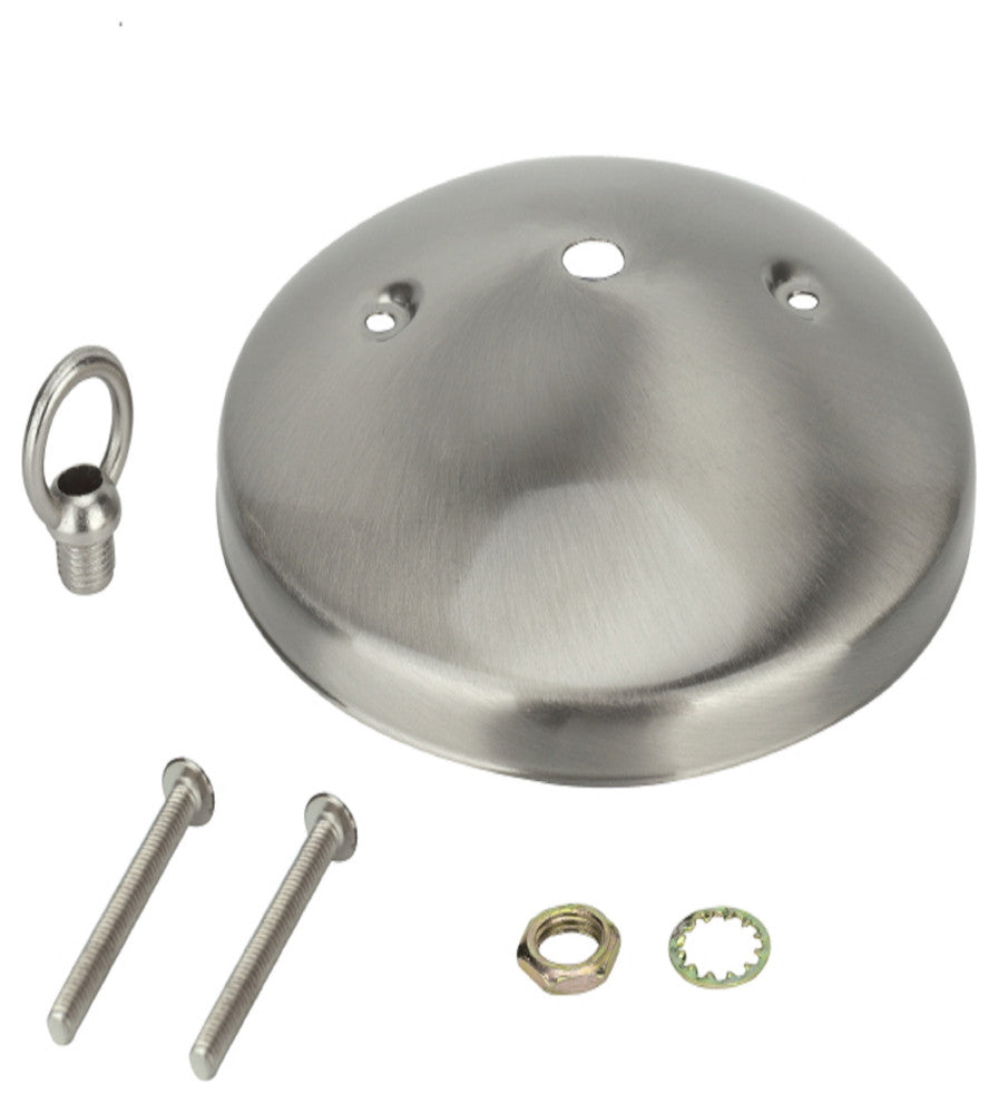 21523-11 Light Fixture Canopy Kit, 5" Dia., Brushed Nickel