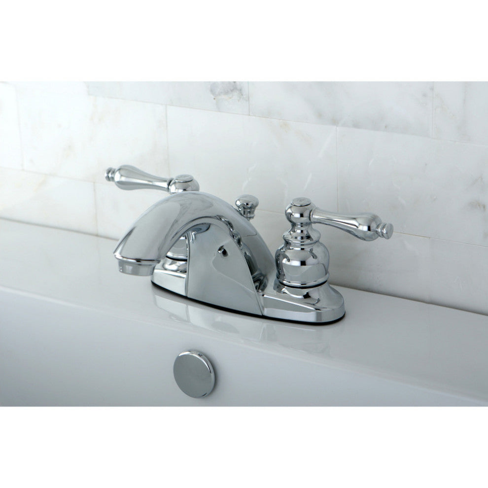 Kingston Brass 4" Centerset Bathroom Faucet, Polished Chrome