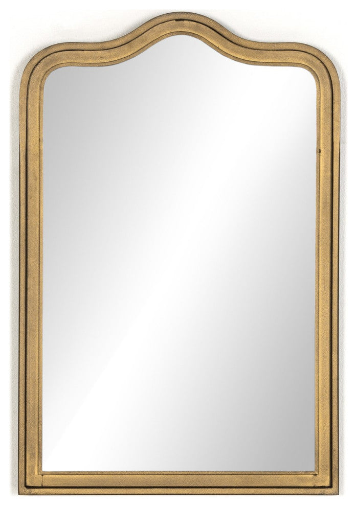 Effie Mirror, Raw Antique Brass Iron