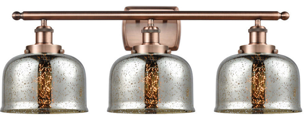 Innovations 916-3W-AC-G78-LED 3-Light Bath Vanity Light, Antique Copper