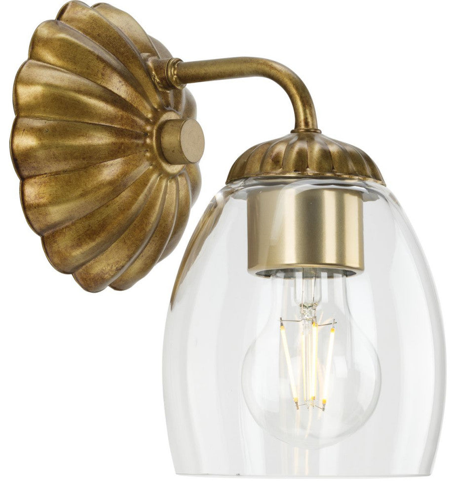 Quillan Collection Transitional Bath and Vanity Light, Gold Ombre