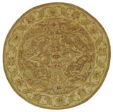 Safavieh Antiquities at311a Rug, Brown/Gold, 8'0"x8'0" Round