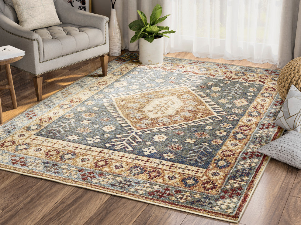 Abani Mesa MES100A Southwest Geometric Area Rug