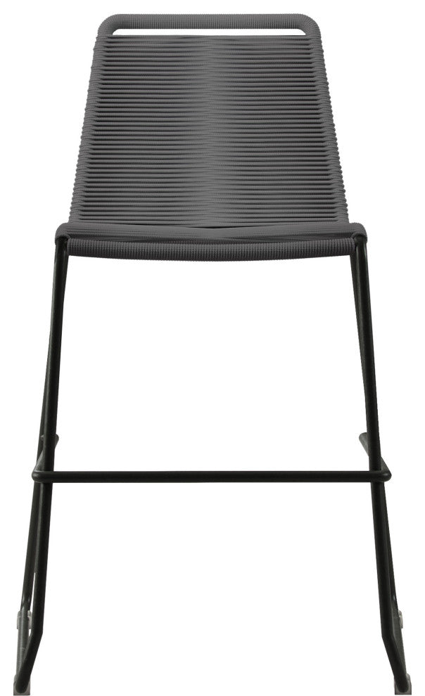 Barclay Counter Stool, Light Gray Cord