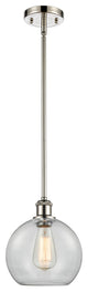 Innovations Lighting 516-1S-PN-G122-8 Athens 1 Light 8" Mini Pendant
