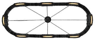 Hinkley Raffi Large Led Linear, Carbon Black