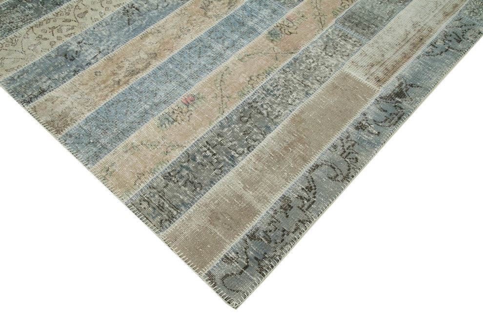 Rug N Carpet - Handwoven Anatolian 6' 8" x 10' 0" Antique Patchwork Area Rug