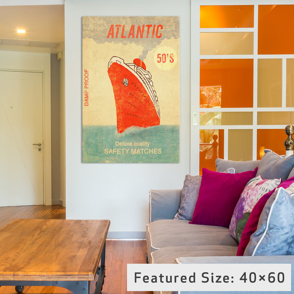 "Atlantic Safety Matches" by Terry Fan, 18x12x1.5