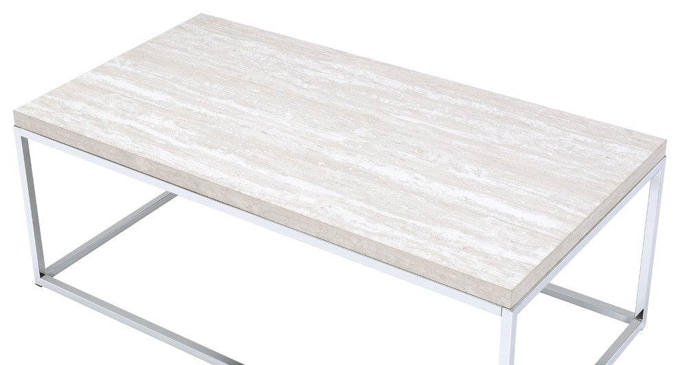 ACME Snyder Coffee Table, Chrome