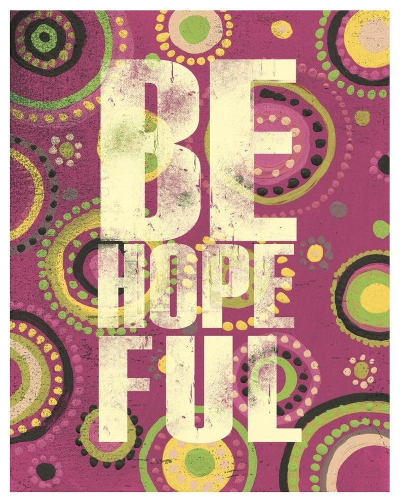 "Bright Be Hopeful" Digital Paper Print by Anne Tavoletti, 24"x30"