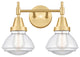 Innovations 447-2W-SG-G322-LED 2-Light Bath Vanity Light, Satin Gold