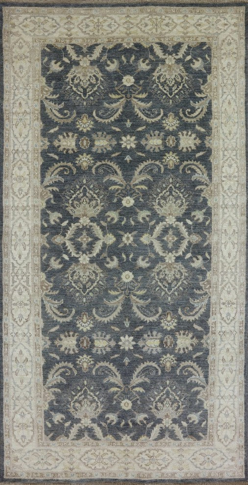 5'x10' Floral Peshawar Oriental Area Rug, MC573