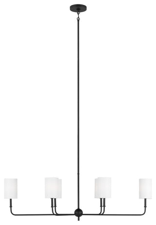 Foxdale 6-Light Chandelier, Midnight Black