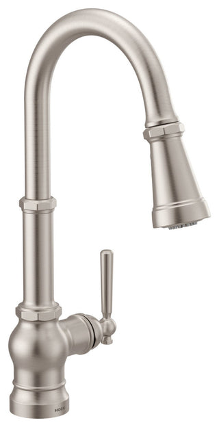 Moen Paterson 1-Handle Kitchen Faucet With Power Boost SR Stainless
