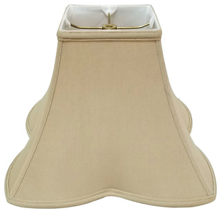Fancy Square Softback Lamp Shade, Antique Gold, 6.5"x16"x12"