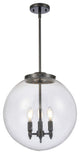 INNOVATIONS 221-3S-BK-G202-16-LED 3-Light Pendant Matte Black