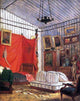 Eugene Delacroix Count de Mornay's Apartment, 20"x25" Wall Decal