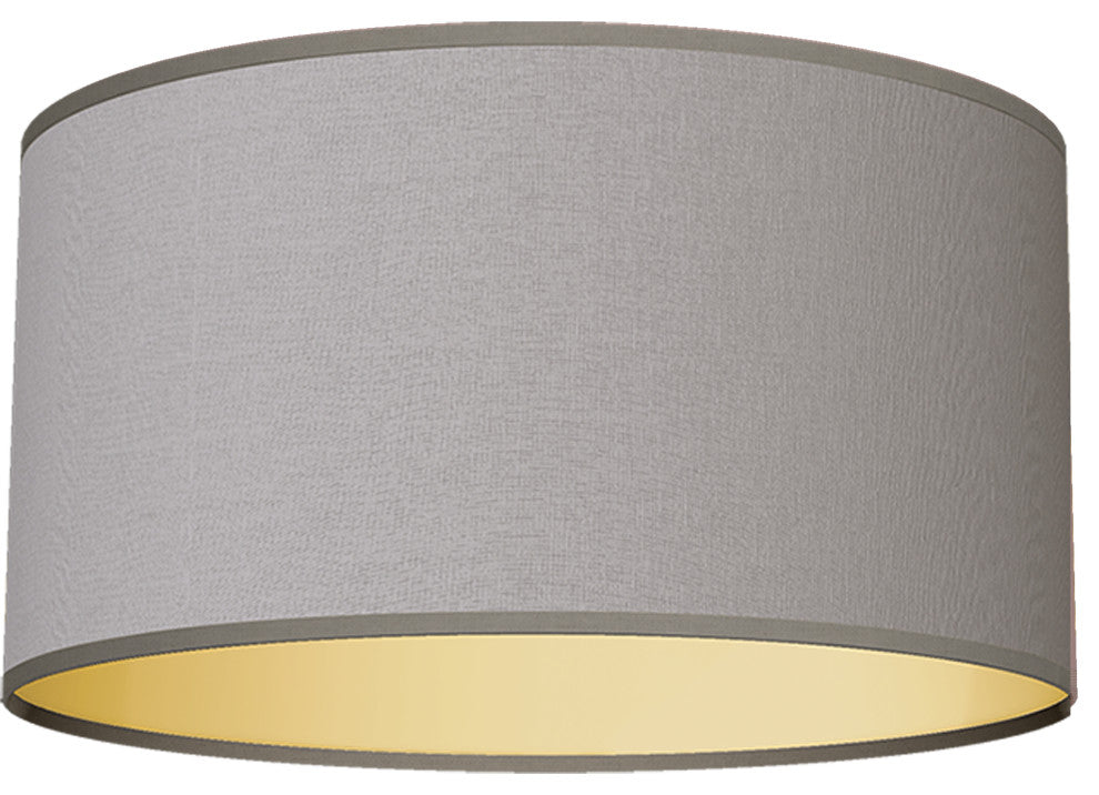 Fantastic Ceiling Fan Shade and Clips Bundle, Gray