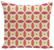 Beach Ball Geometric Print Pillow, Soft Lemon, 18"x18"