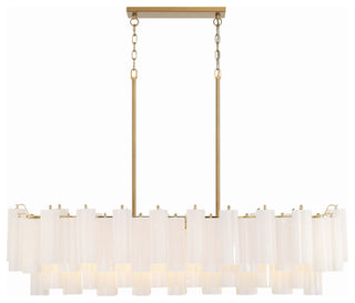 Crystorama Addis 14 Light Aged Brass Chandelier