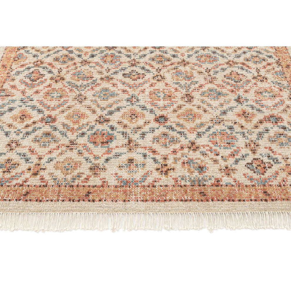 Palace Trellis Area Rug, Beige, 8'x10'