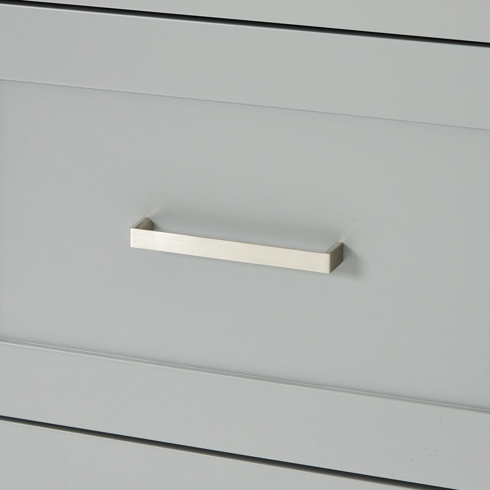 Ariel Hamlet 72" Double Rectangle Sink Bathroom Vanity, Carrara Quartz