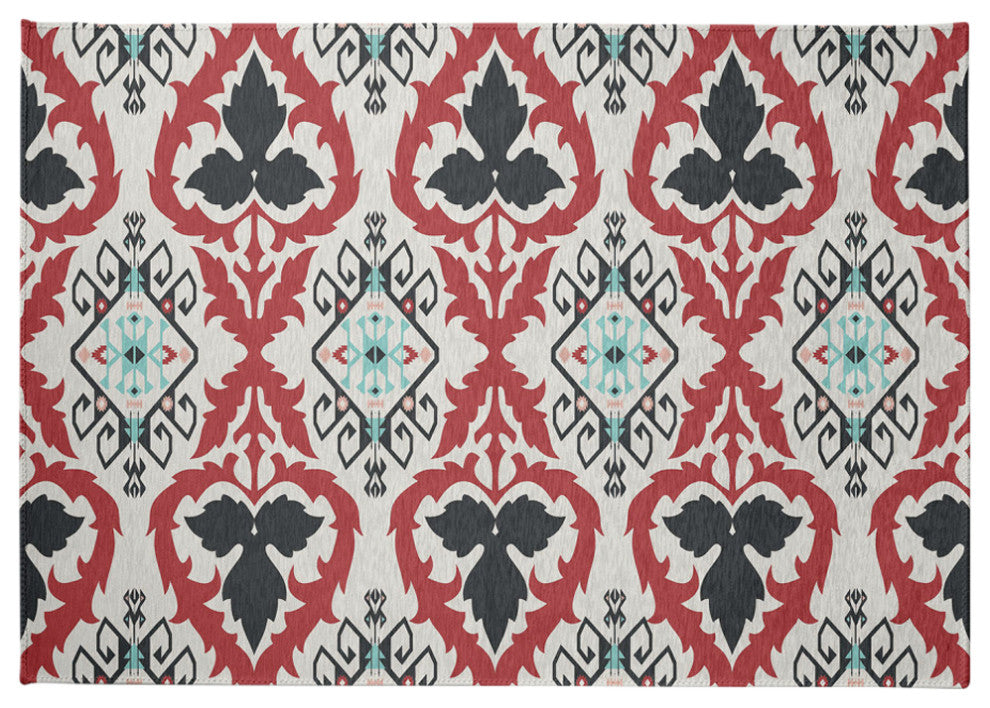Bombay Spring Chenille Rug, Pepper, 5'x7'