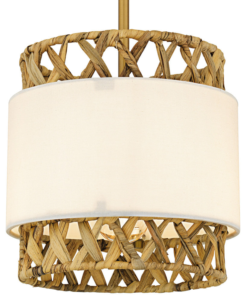 Quoizel KAT1510 Kate 10"W Mini Pendant - Brushed Gold