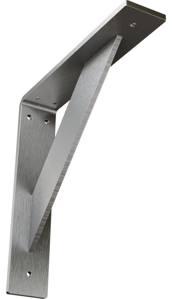 2"x10"x10" Traditional Bracket, Stainless Steel