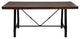 Acme Mariatu Bench Oak and Black Finish