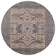 Ahgly Company Indoor Round Mid-Century Modern Area Rugs, 5' Round