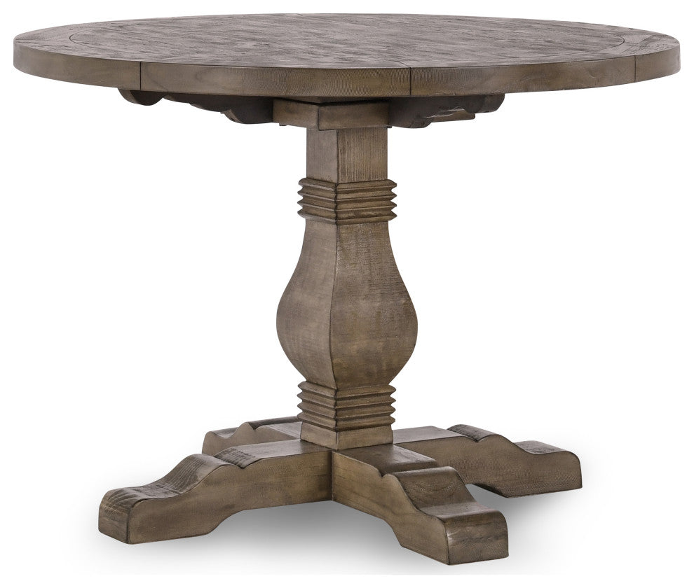 Quincy 42 inch Round Dining Table Desert Gray