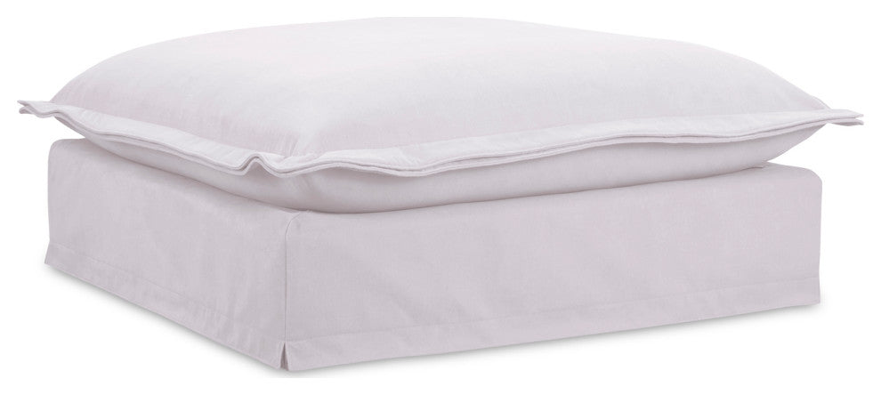 Olivia Ottoman White