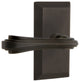 Studio Plate With Fleur Lever, Oil-Rubbed Bronze, Passage, Left-Handed