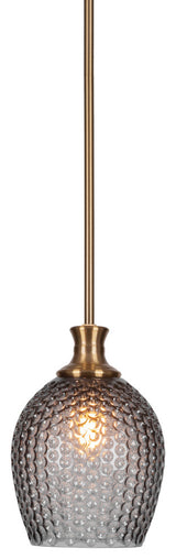 Zola 1-Light Stem Hung Pendant, New Age Brass