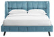 Sea Makenna Queen Performance Velvet Platform Bed