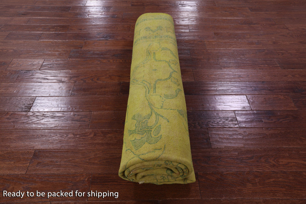 8' 2" X 9' 10" Full Pile Overdyed Handmade Rug - WR1968