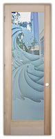 Interior Prehung Door or Interior Slab Door - High Seas - Douglas Fir (stain...