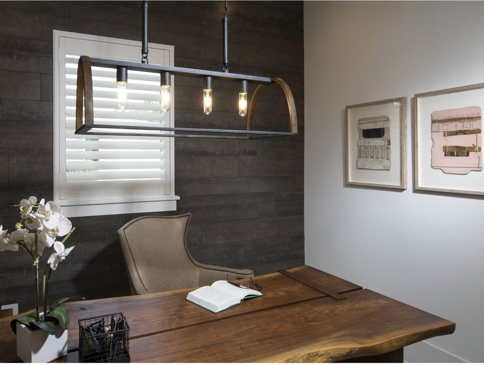 Progress Lighting Trestle Four Light Island Pendant P4720-71