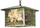 12Sq Oak Tree Lantern Pendant