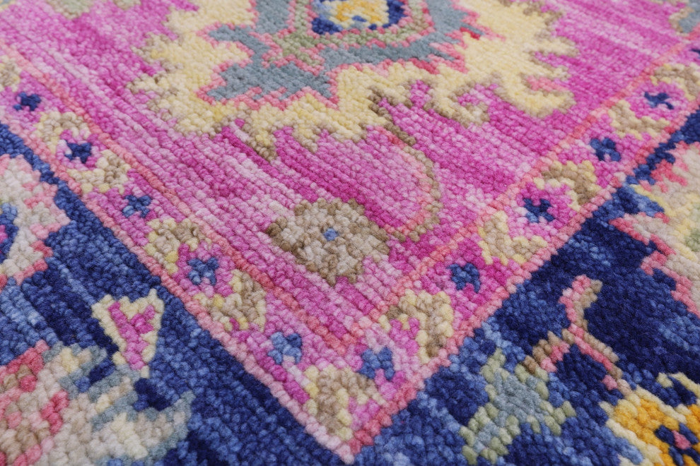 4' 1" X 6' 2" Turkish Oushak Handmade Wool Rug - Q15335