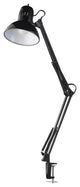 Globe Electric 56963 1 Light 32" Clamp On Swing Arm Desk Lamp - Black